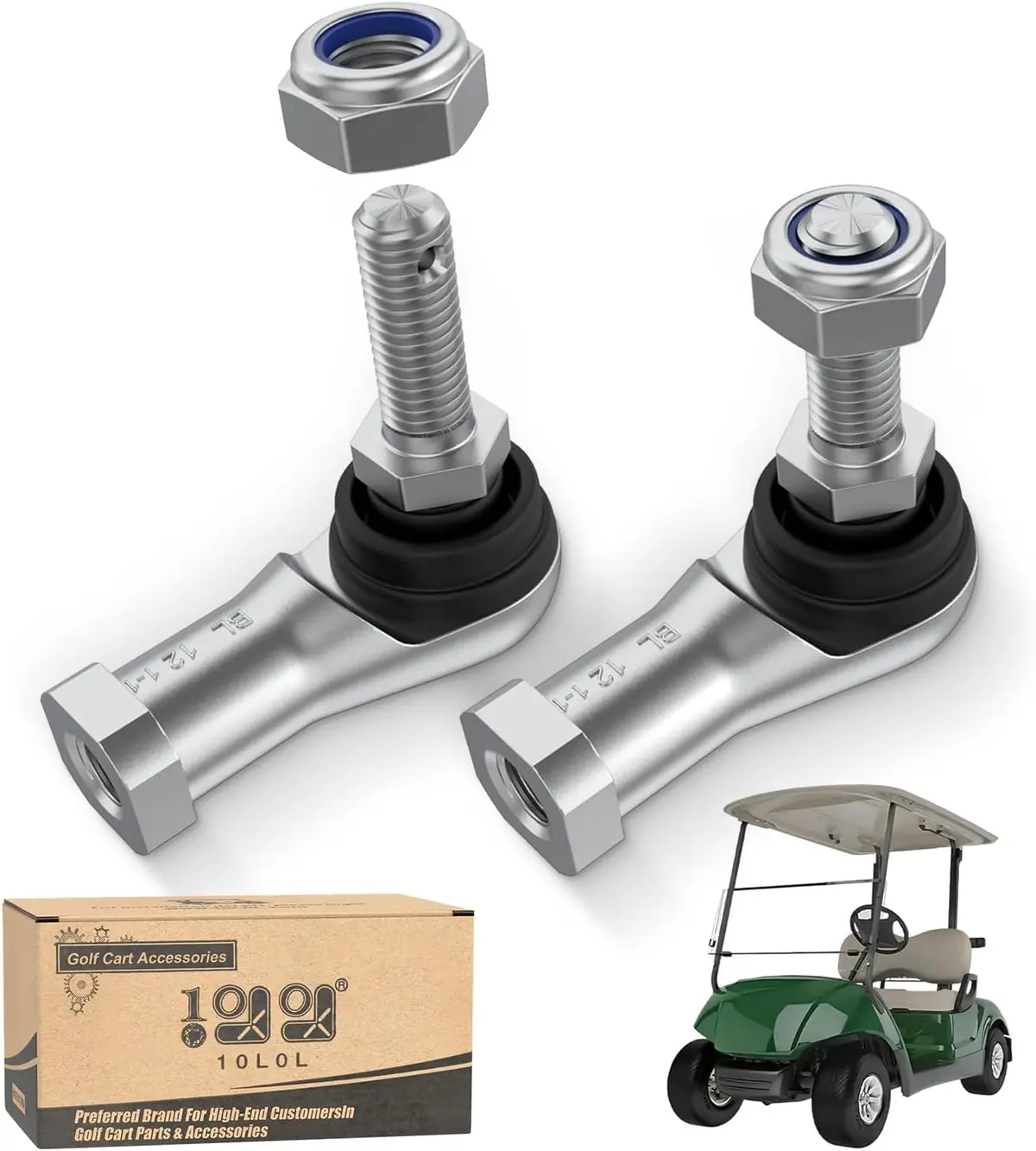 Golf Cart Tie Rod Ends For Yamaha G22, G27, G29 Drive Gas And Electric 2003-Up - 10L0l 1