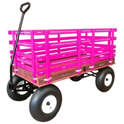 24″ X 48″ (Green) 620 Speedway Express Poly Garden Wagon W/ Brakes 1200 # 2