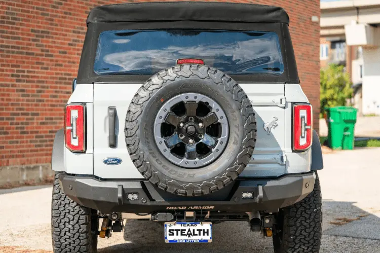 Road Armor Stealth 6213R3b 2021-2023 Ford Bronco Rear Bumper Slim Fit 1