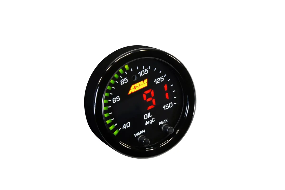 Aem X-Series Temperature Gauge Kit 1