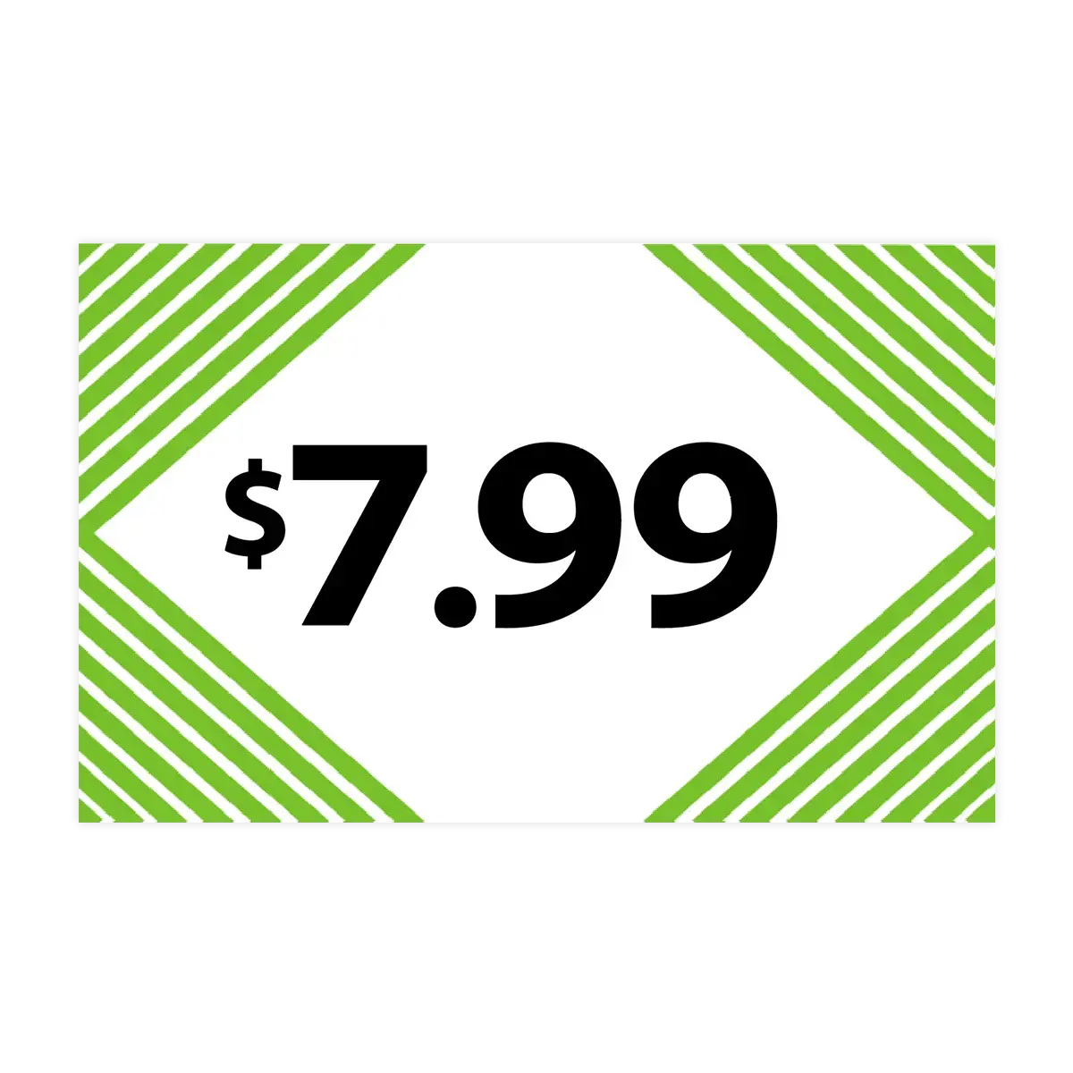 Merchandising Fixture - $7.99 Retail Tag 25 Per Pack 978430 1
