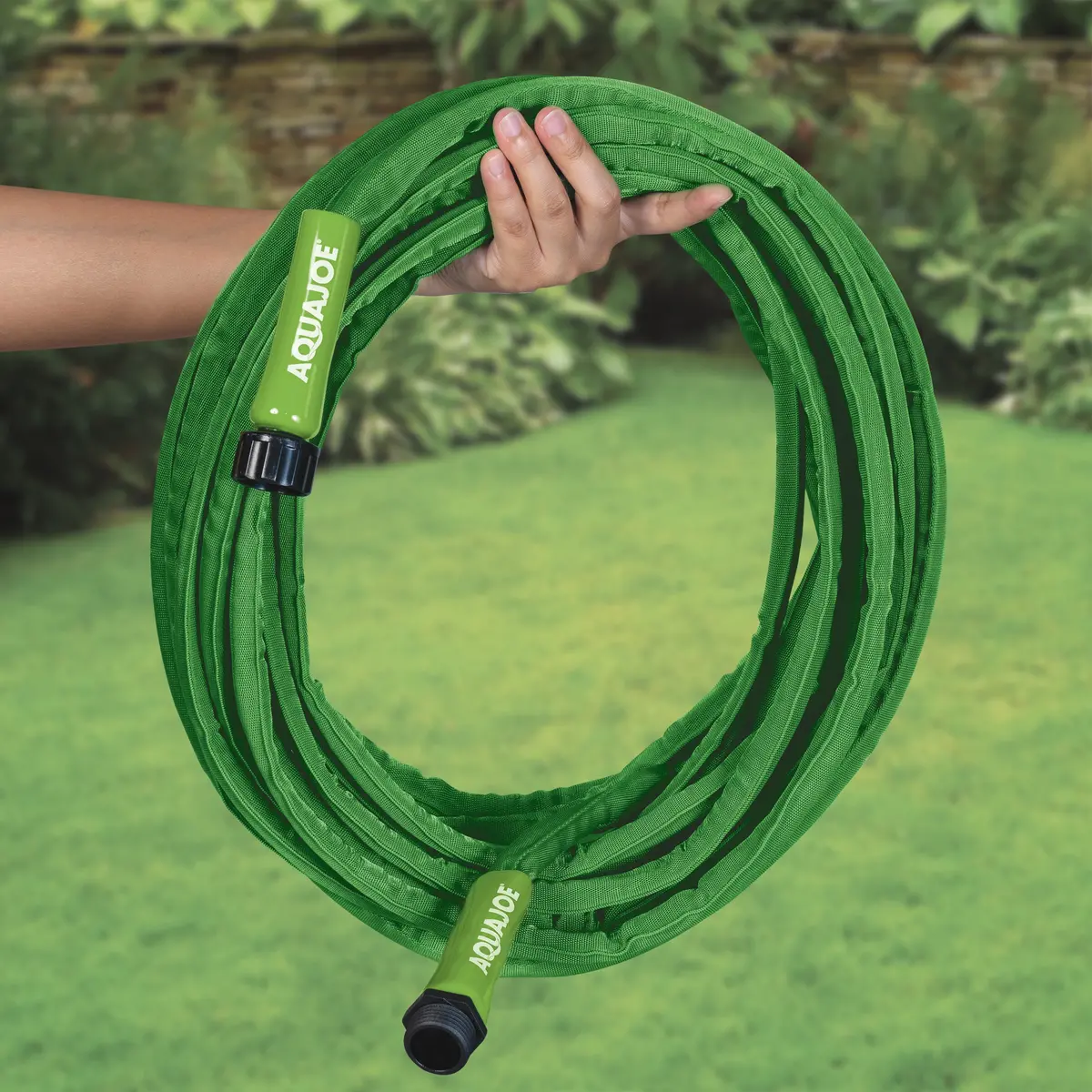 Aqua Joe Ajfjh40b-Max Ultra Flexible Kink Free Fiberjacket Garden Hose | 40-Foot | 300 Psi Burst Rated 2