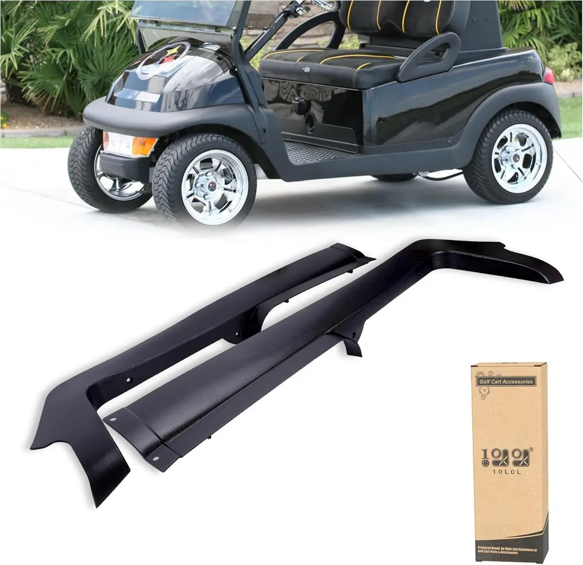 Golf Cart Floormat Retainer Side Panel Kit For Club Car Precedent/Tempo/Onward - 10L0l 1