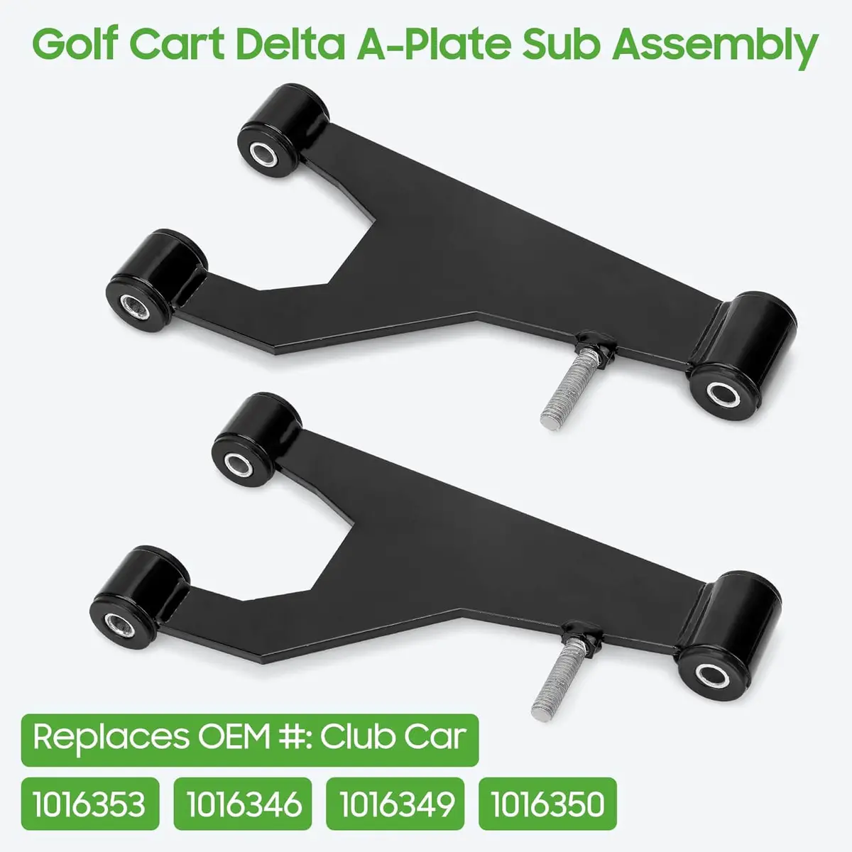 Golf Cart A-Arm Control Arm Front Suspension & Bushing Kit For Club Car Ds Gas Electric - 10L0l 2