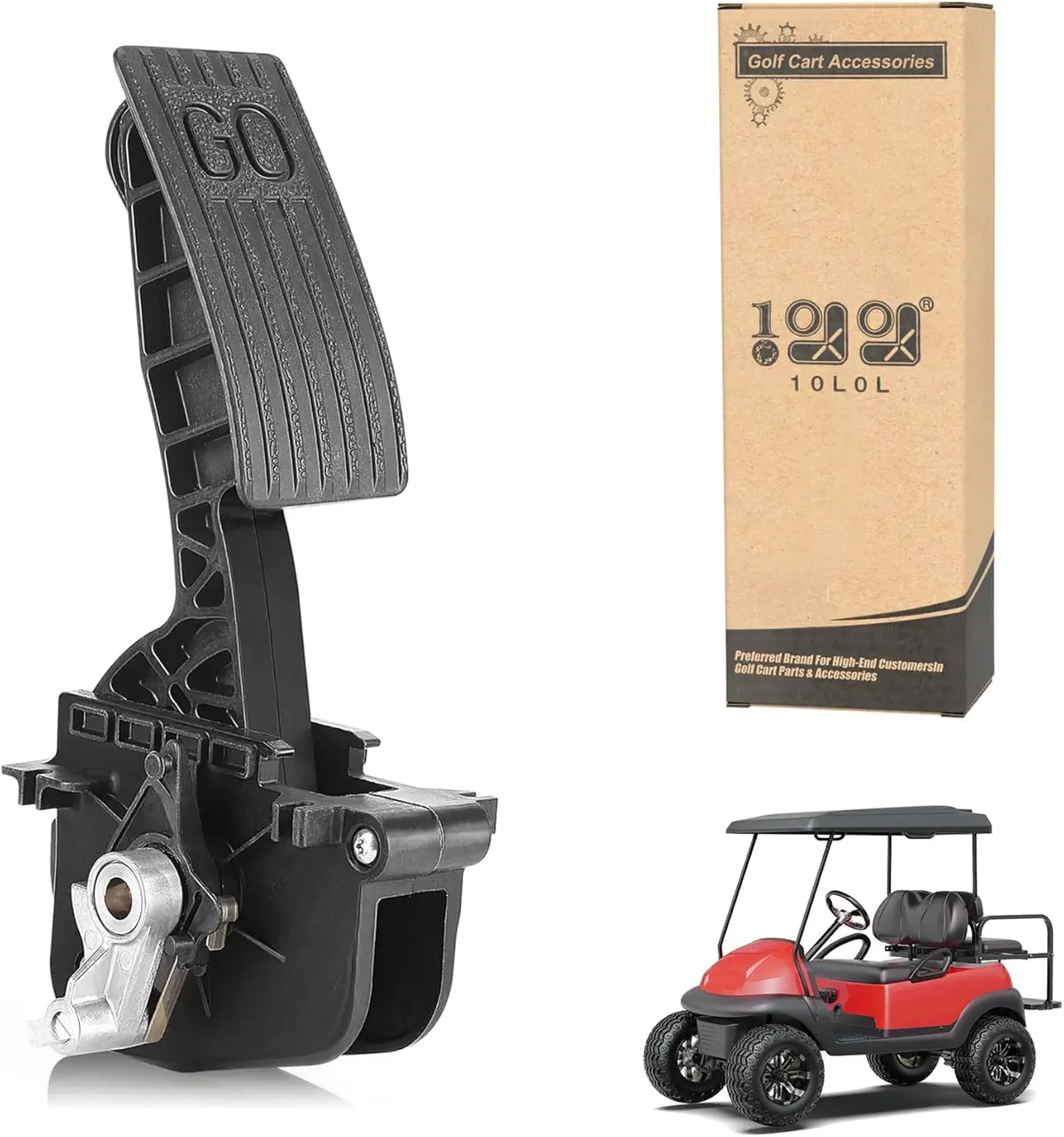Golf Cart Accelerator Assembly Pedal Gen 2 For Club Car Precedent 2009-Up - 10L0l 1