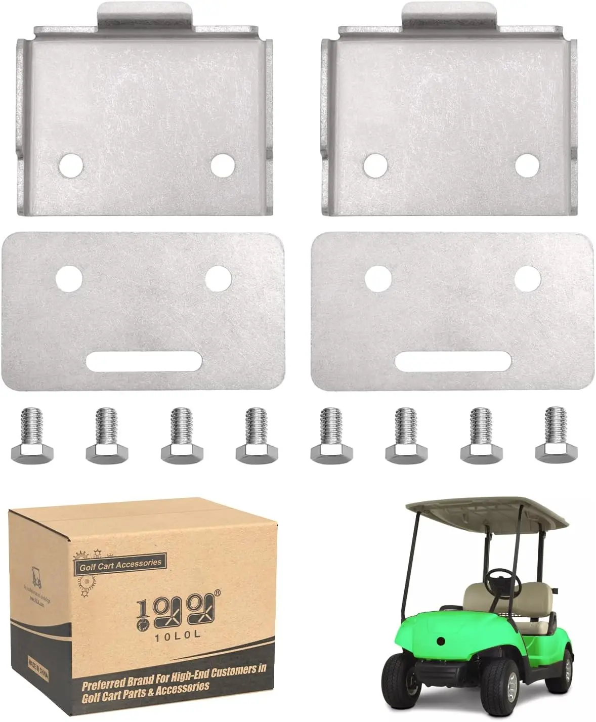 10L0l Golf Cart Seat Hinge Set For Yamaha G29 Drive - Oem# Jw1-K8427-00 Replacement 1