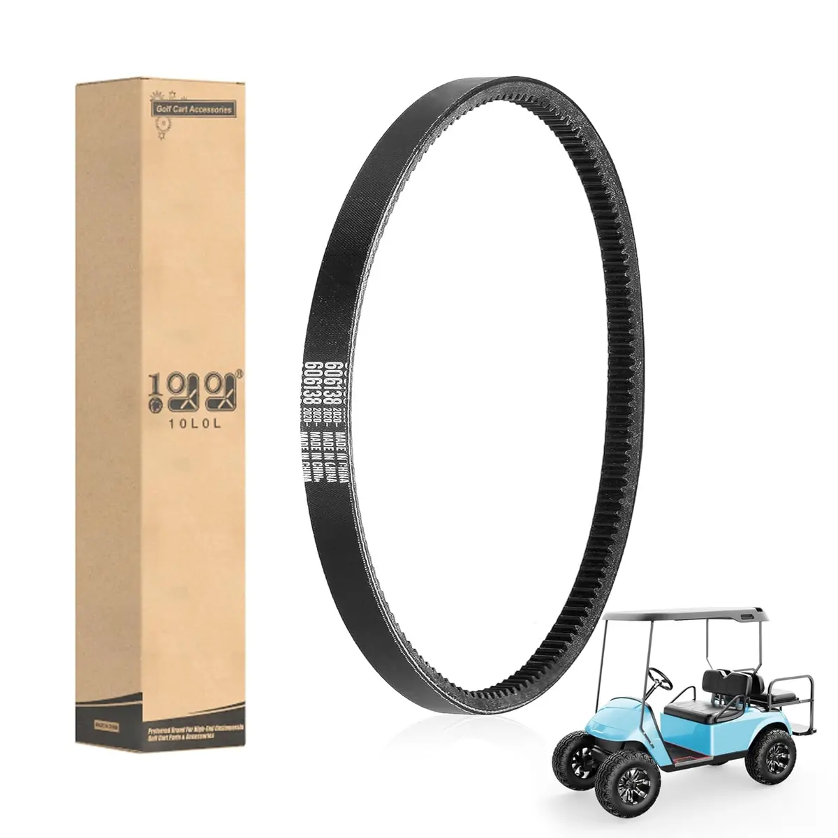 10L0l Golf Cart Starter Generator Belt For Ezgo Gas Rxv 2008-Up, Txt 1980-1994 1