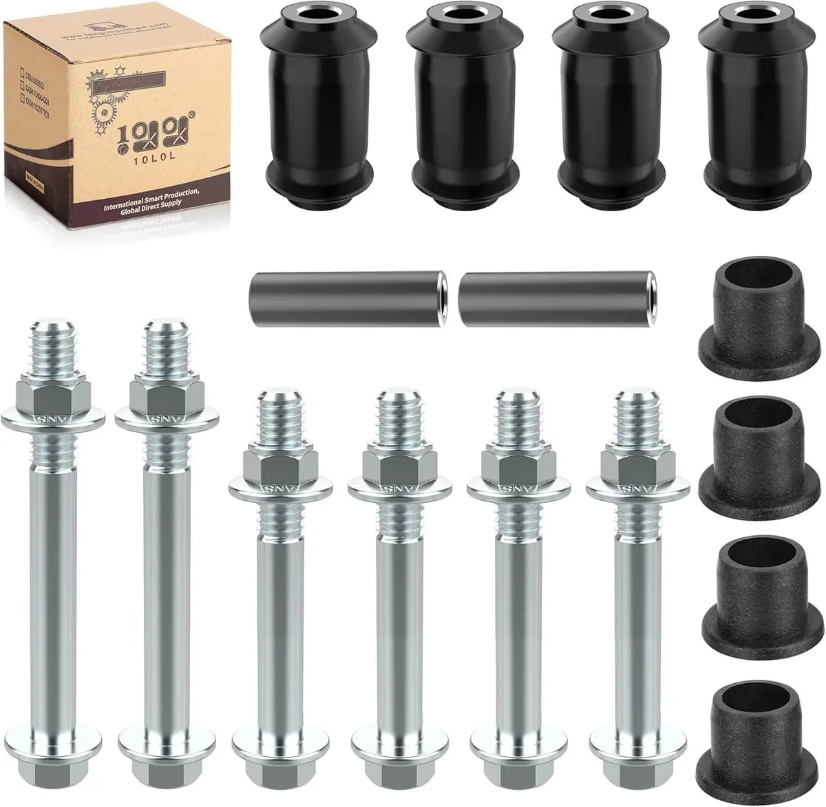 Golf Cart A Arm Suspension Bushing & Sleeve Kits For Ezgo Rxv 2008-Up Gas & Electric - 10L0l 1
