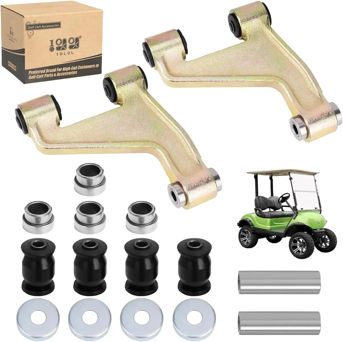 Golf Cart Front Lower Control Arm With Bushing Kit(Ju0-F3570-20-00) For Yamaha G22/G29 G&E - 10L0l 1