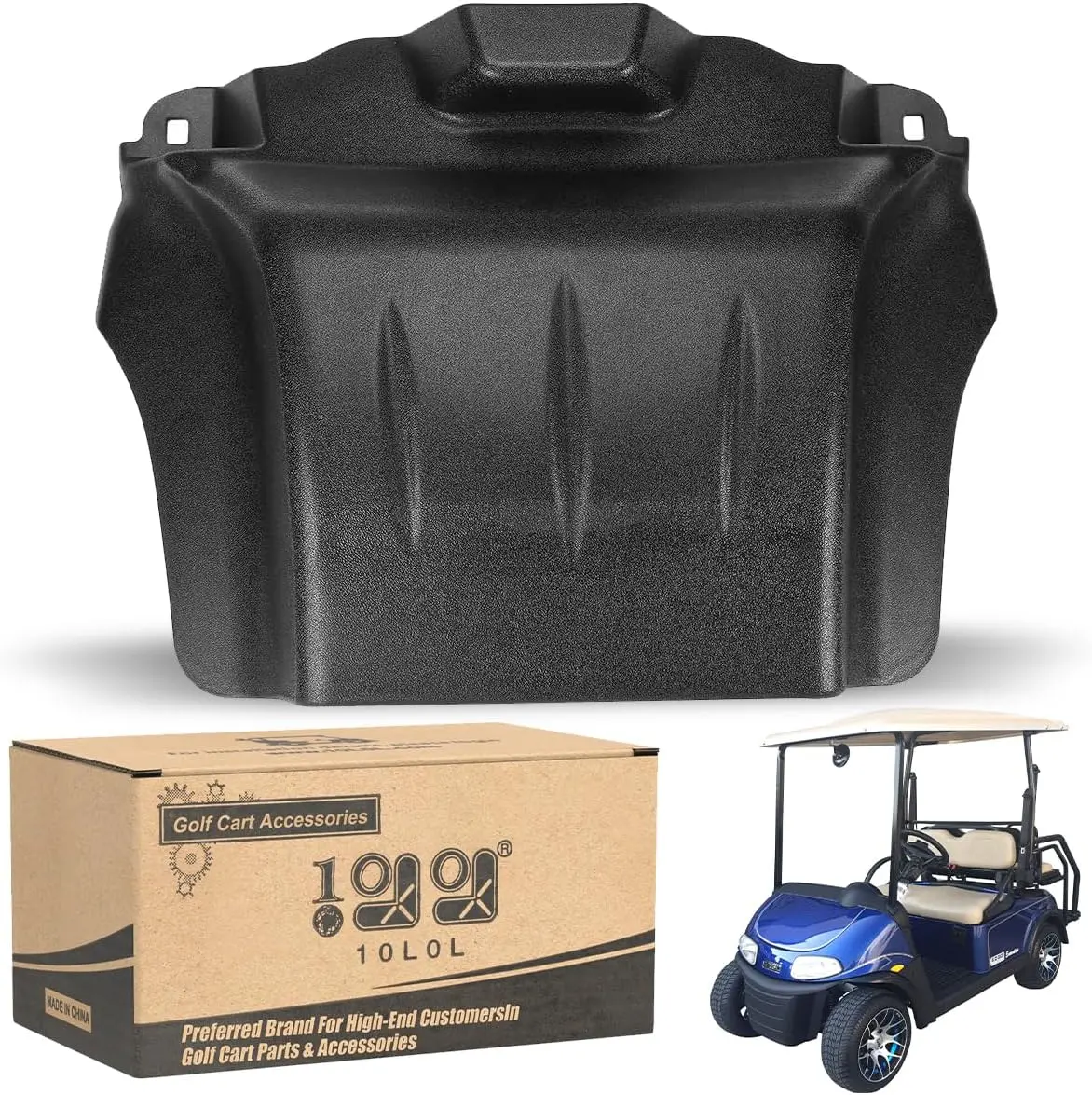 Golf Cart Front Bumper Cover For Ezgo Rxv 2008-Up Gas Or Electric - 10L0l 1