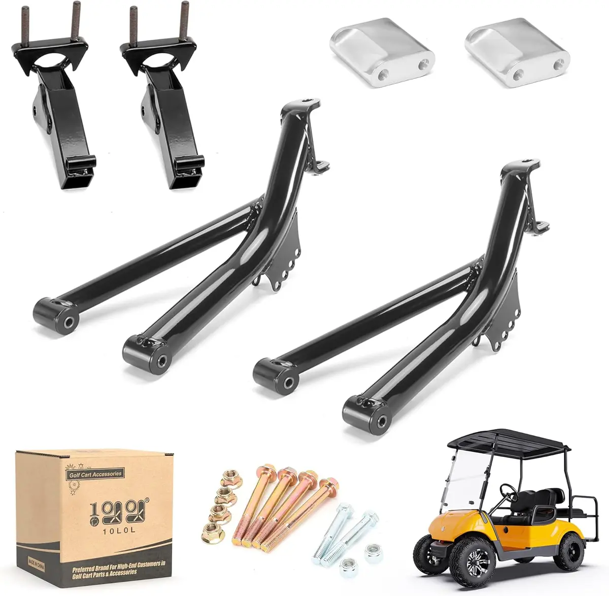 6" Heavy Duty Golf Cart A-Arm Lift Kit For Yamaha 1985-1994 G2/G9 Golf Cart Suspension Upgrade - 10L0l 1