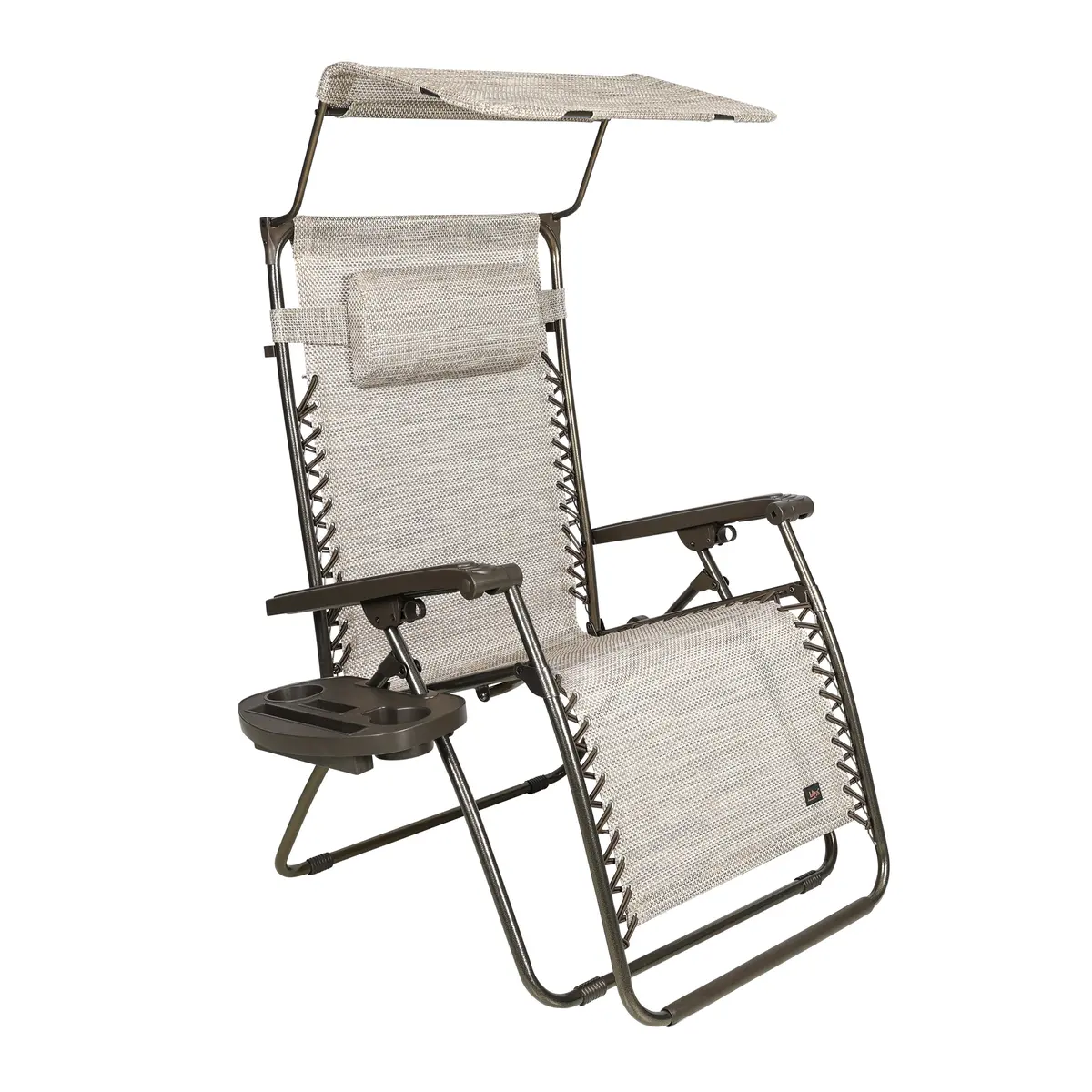 Bliss Hammocks Gfc-452Wsr Gravity Free Chair W/ Canopy , Drink Tray, & Pillow | 30-In. Wide Xl | Weather & Rust Resistant | 360 Lb. Capacity 2