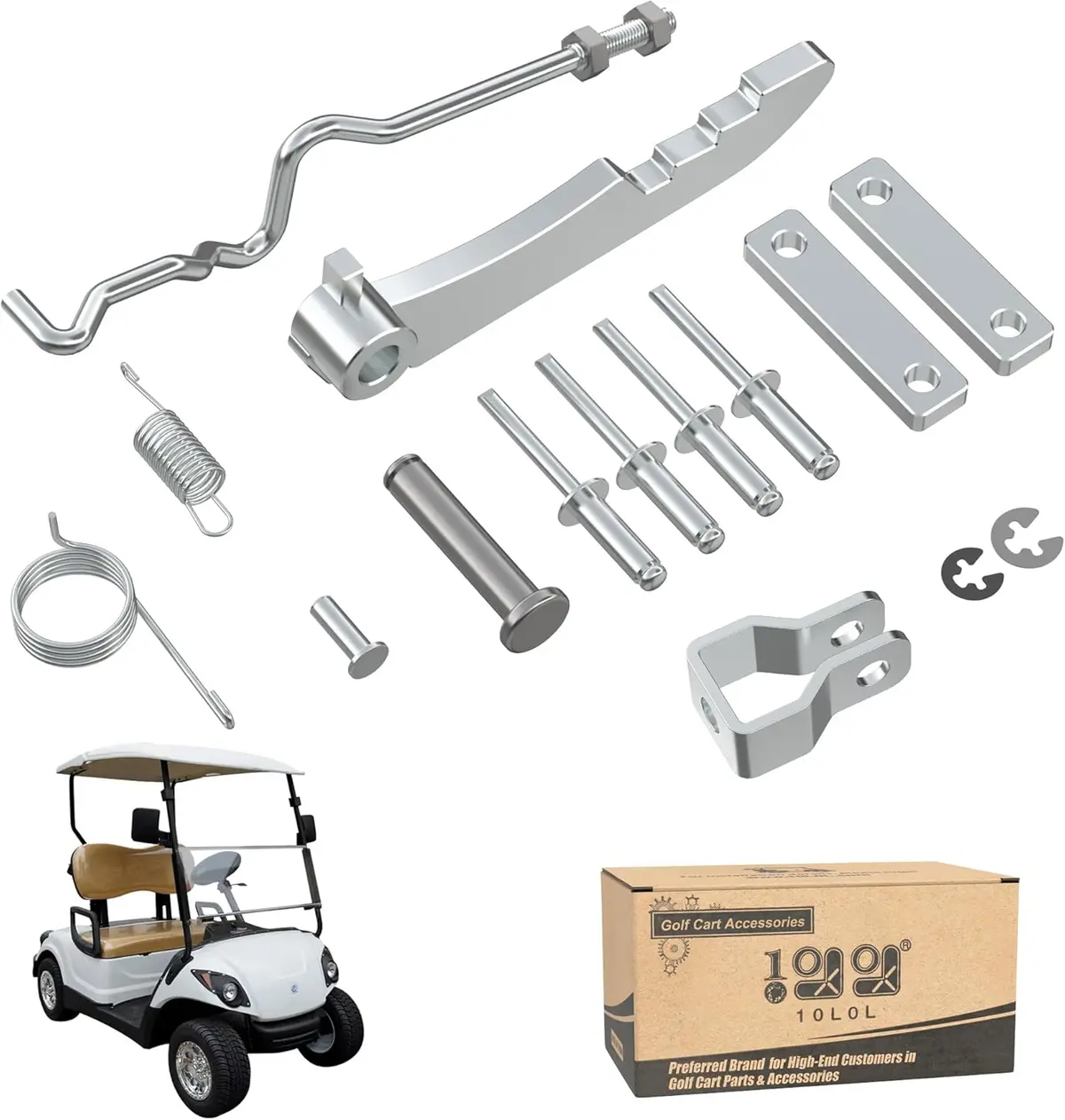 Golf Cart Brake Pedal Park Hook/Hanging Plate Separation Kit For Yamaha G29 Drive 2007-2012.5 - 10L0l 1