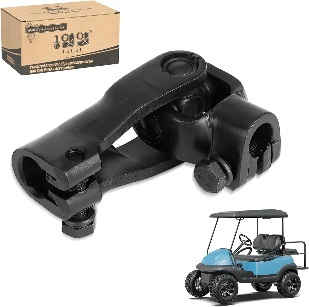 10L0l Golf Cart Metal Steering Lower Yoke Fits Club Car Precedent 2004-Up & Tempo 2018 Up 1