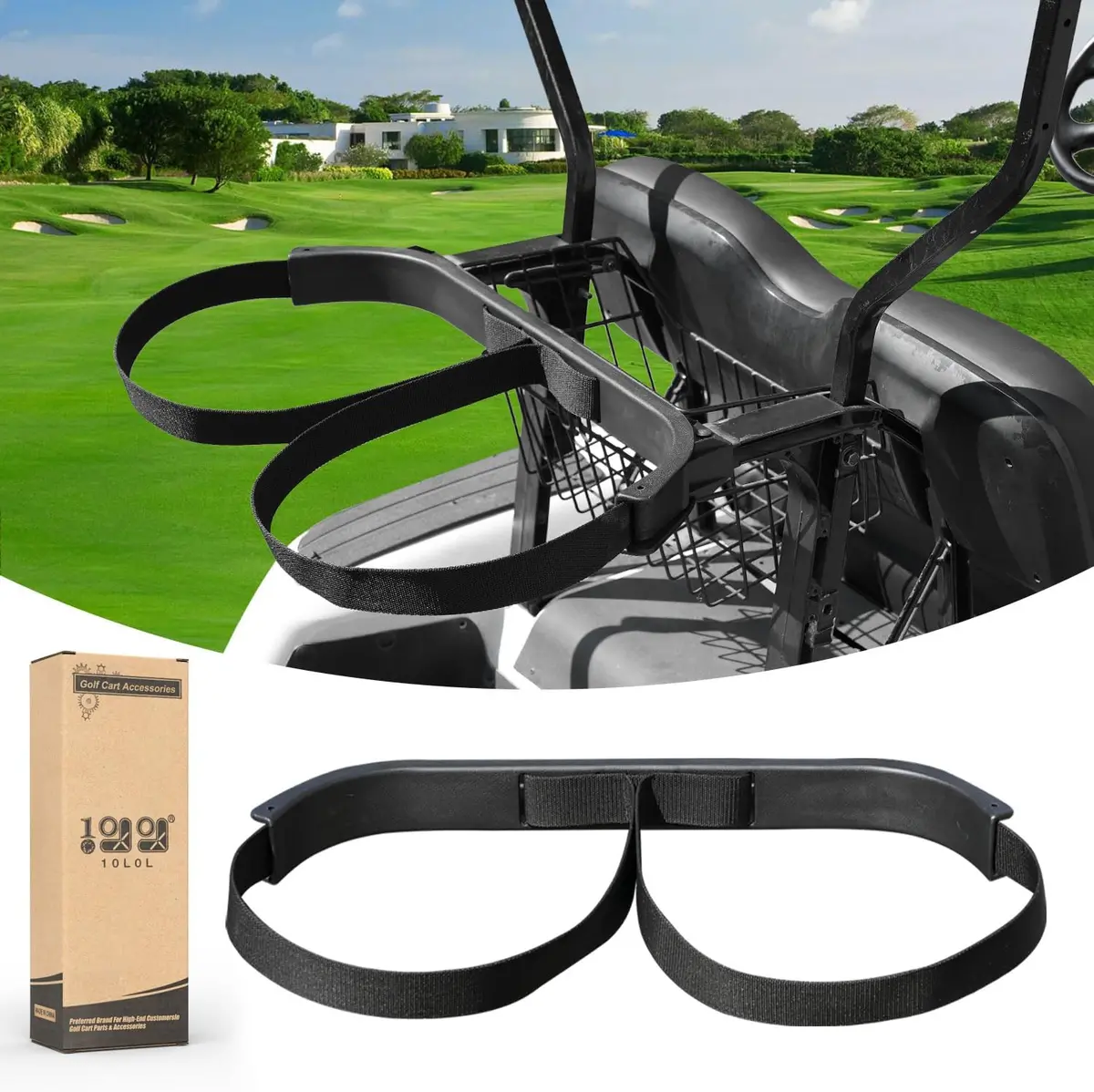 Golf Cart Bag Rack Assembly For Ezgo Txt & Medalist 1994-2013 - 10L0l 1
