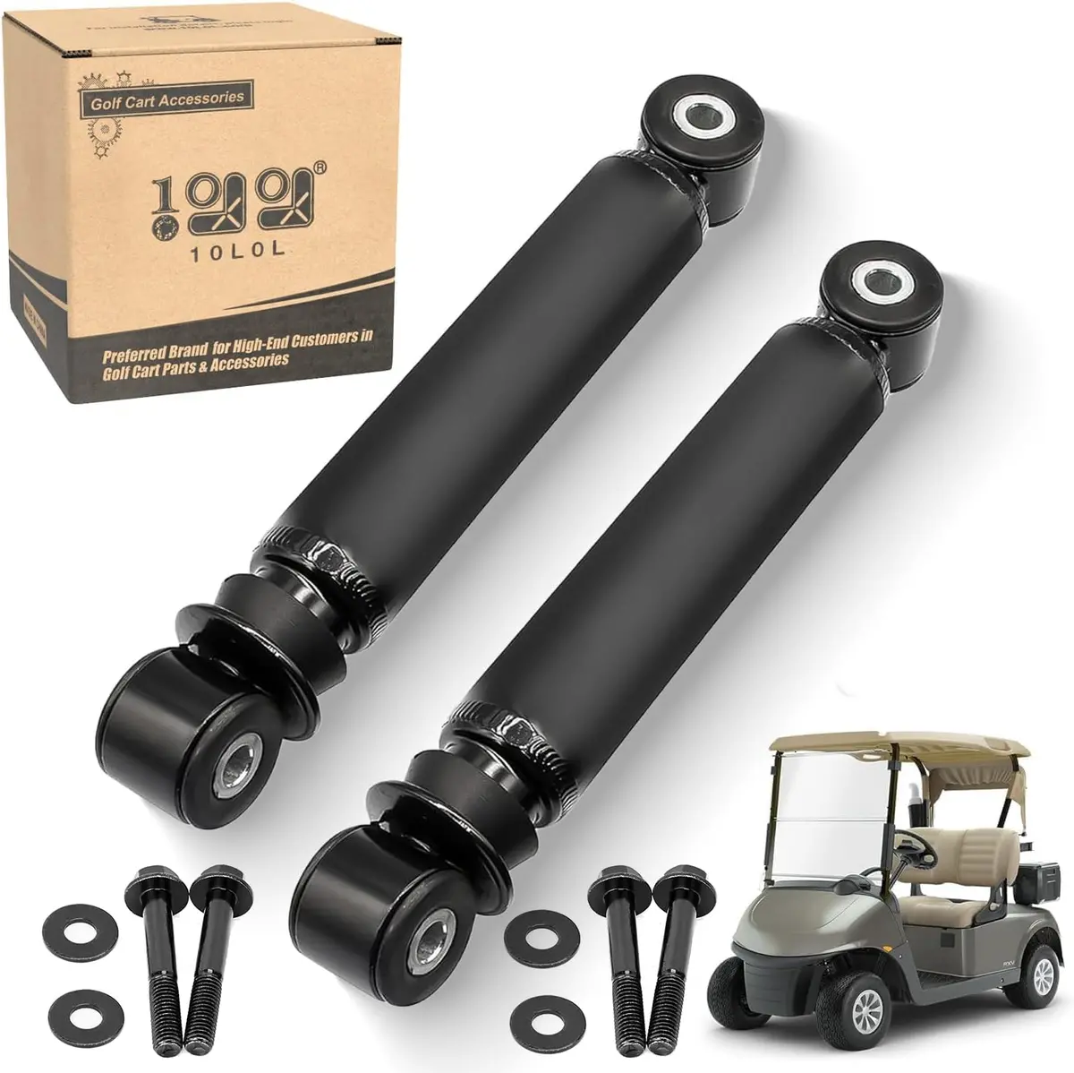 10L0l Golf Cart Rear Shock Absorbers Kit For Ezgo Rxv 2008-2013 Gas & Electric 1