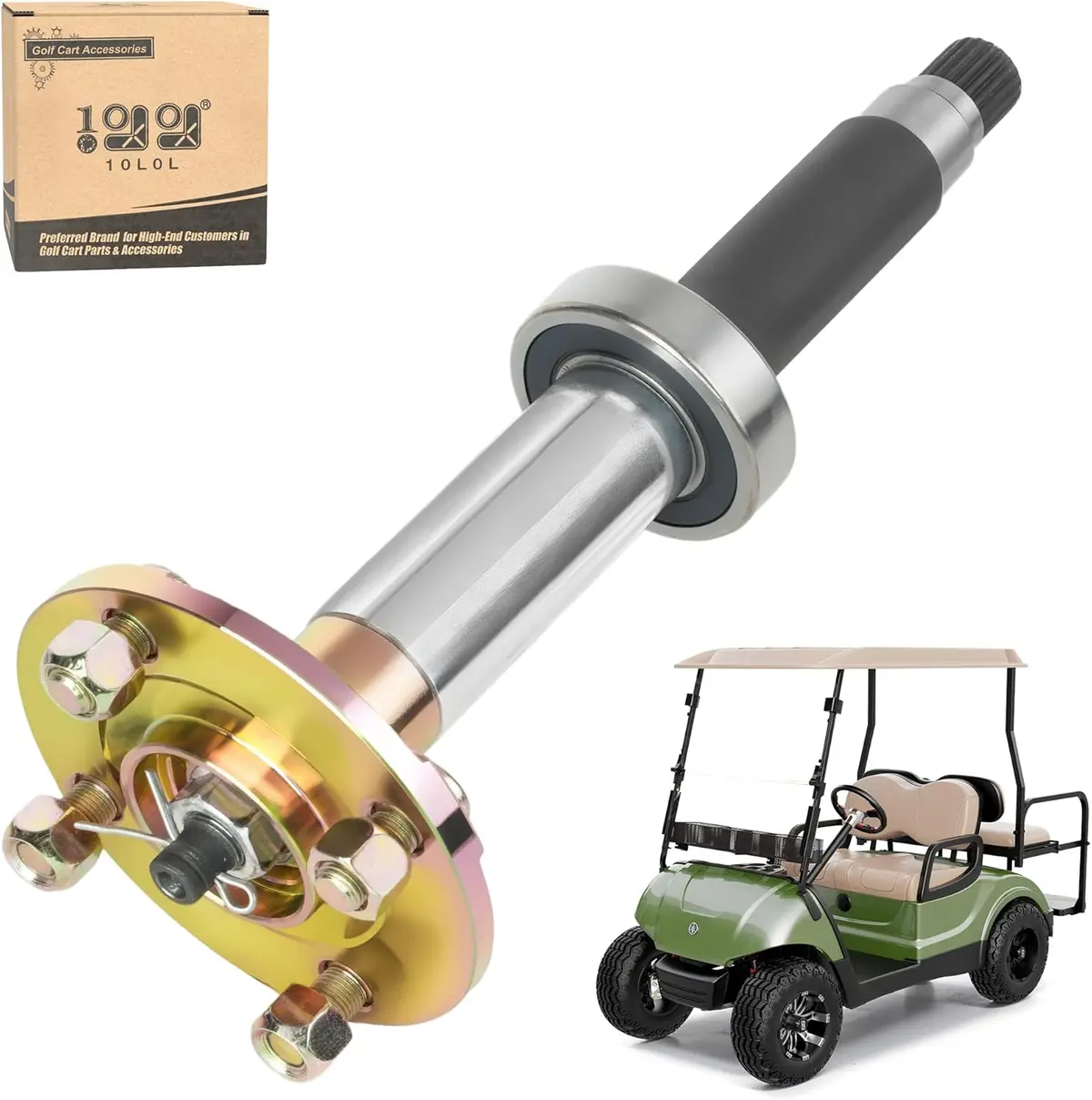 10L0l Golf Cart Rear Axle Shaft Assembly (Short) Driver Side Rear Axle For Yamaha G29 1