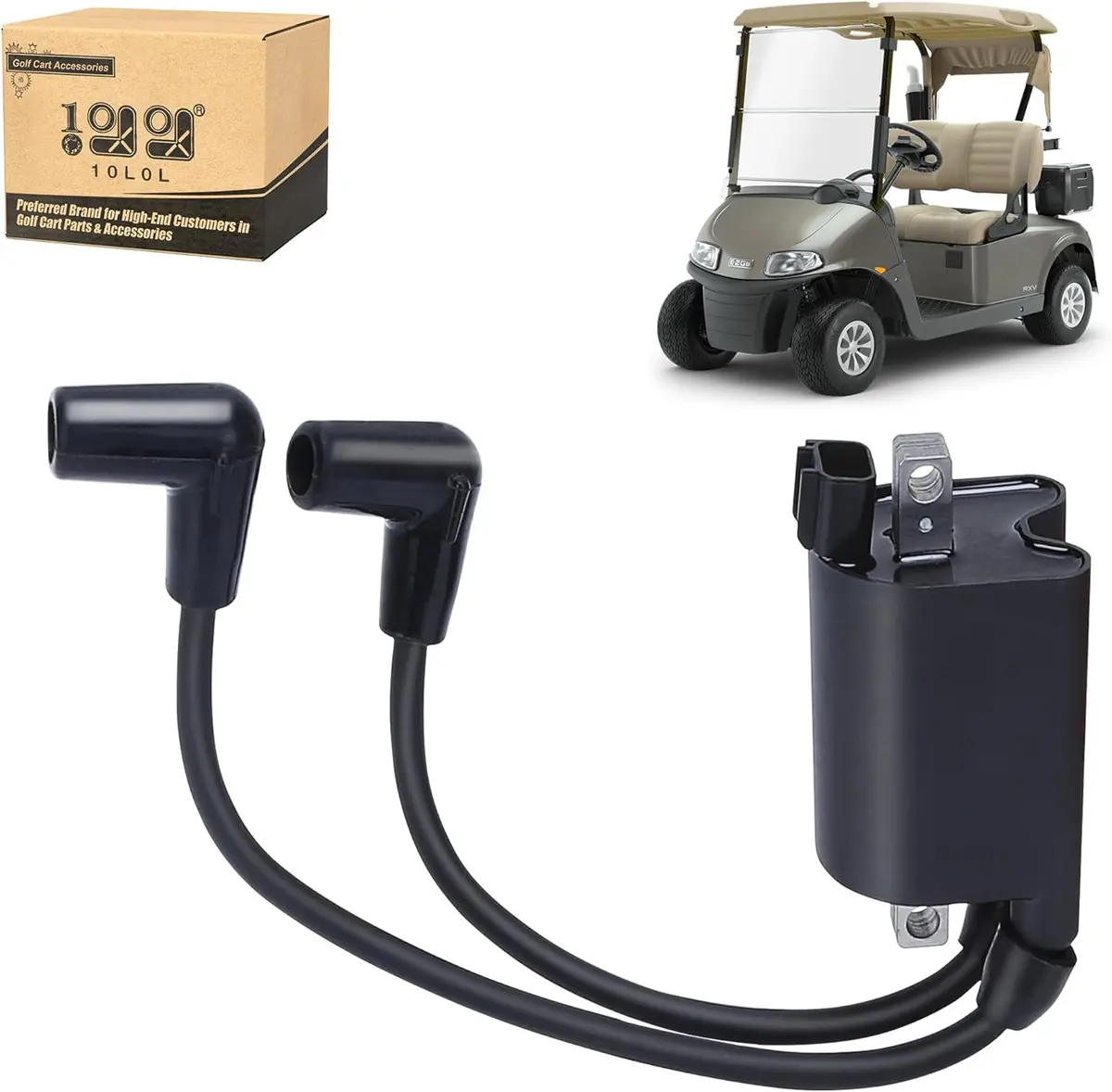 Golf Cart Ignition Coil For Ezgo 2003-2008 With Mci Engine Module - 10L0l 1