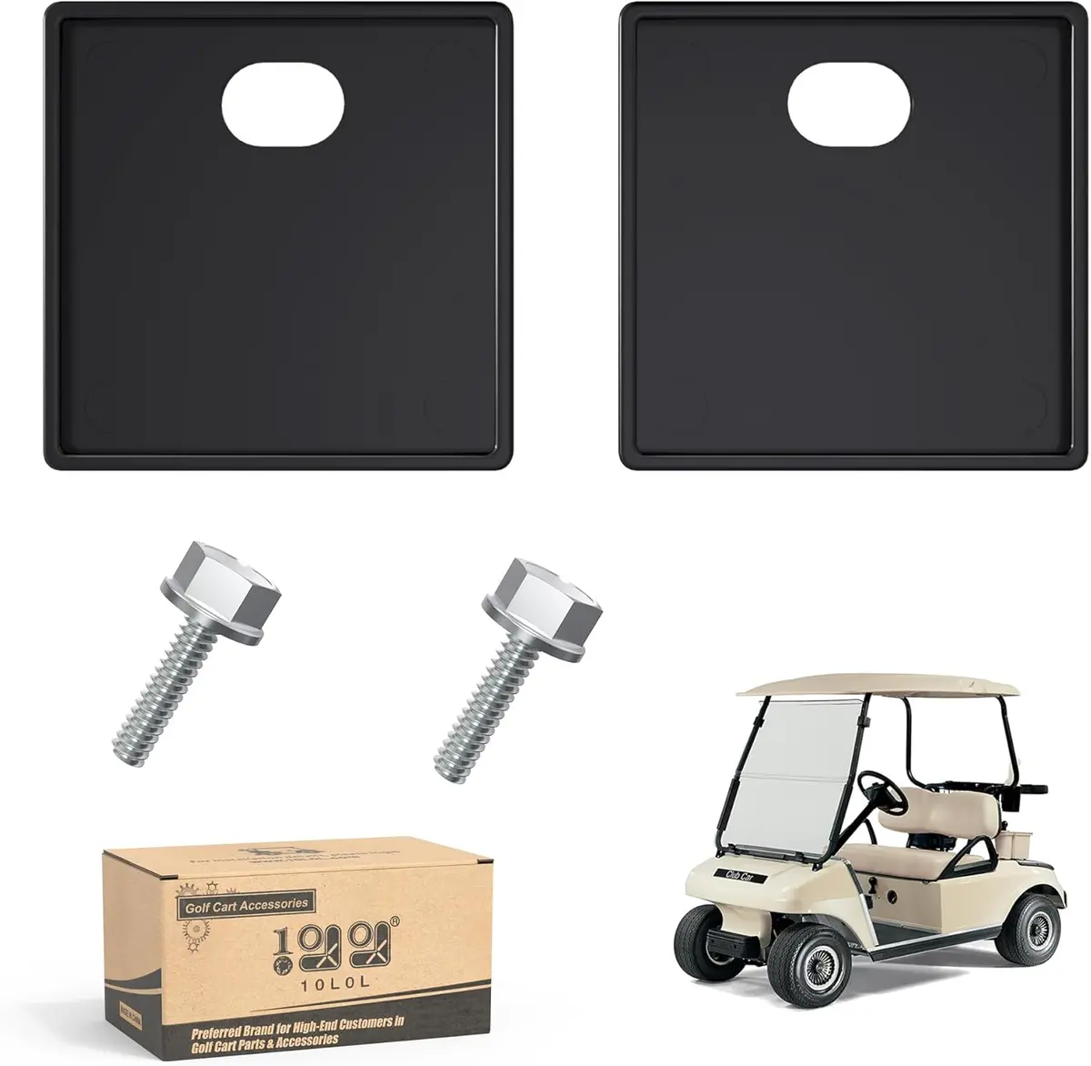 10L0l Golf Cart Front Top Strut Mount Pads Kit For Club Car Ds 2000-Up 1