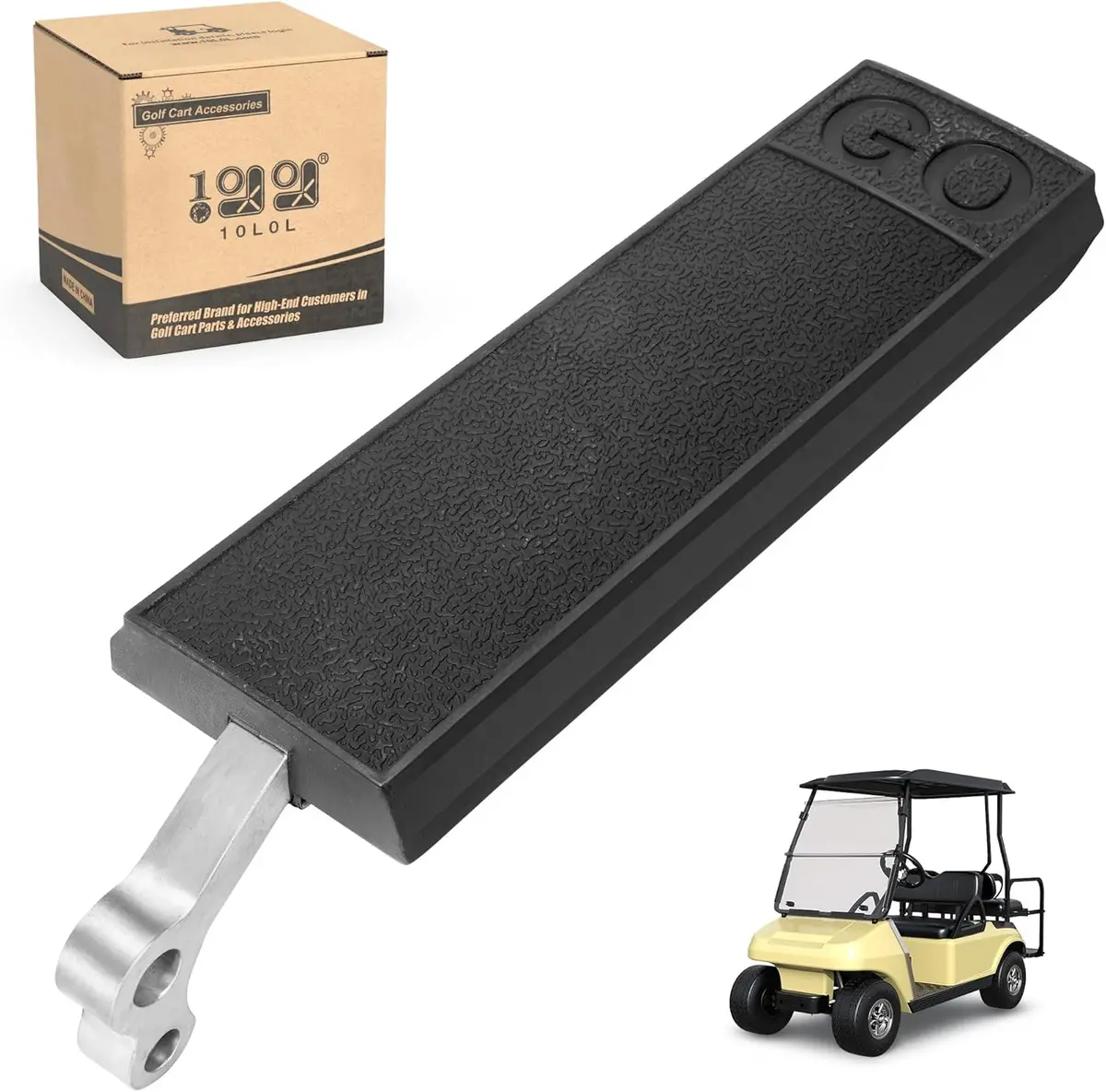 10L0l Golf Cart Accelerator Pedal Assembly For Club Car Ds/Xrt/Carryall 1996-Up 1