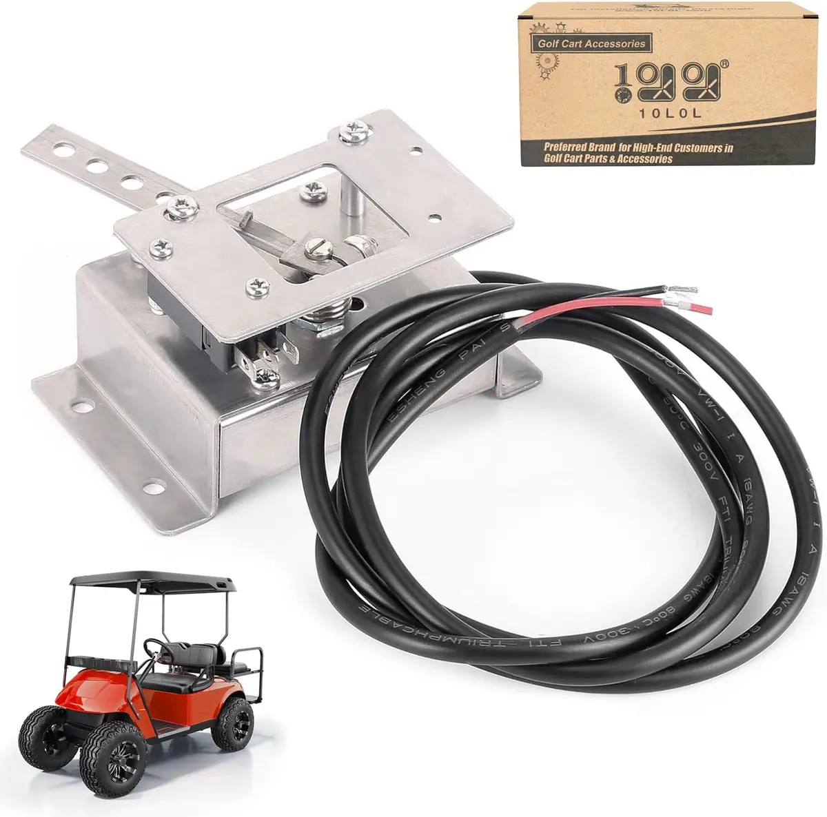 36V Golf Cart Potentiometer With Micro Switch For Ezgo 1994+ All Electric  - 10L0l 1