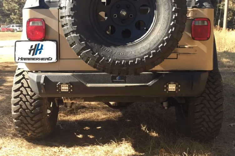 Hammerhead 600-56-0576 Jeep Wrangler Yj & Tj 1997-2006 Rear Bumper 1