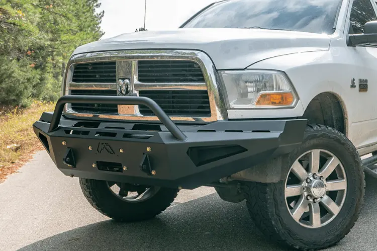 Fab Fours Red Steel Dr10-Rs2962-1 Dodge Ram 2500/3500 2010-2018 Front Bumper Winch Ready Pre-Runner Guard 1