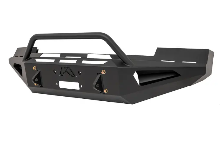 Fab Fours Red Steel Fs05-Rs1262-1 Ford F250/F350 Superduty 2005-2007 Front Bumper Winch Ready Pre-Runner Guard 1