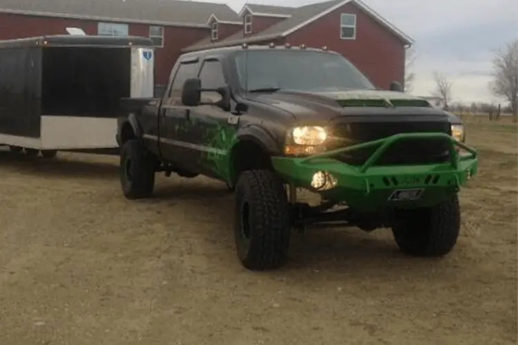 Throttle Down Kustoms Bpre0507f Ford F250/F350 Superduty 2005-2007 Front Bumper Pre-Runner Bar 2