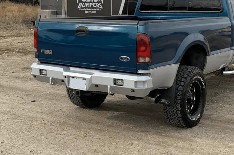 Fusion Ford F250/F350 Superduty 1999-2007 Rear Bumper Raw Finish 9907Fordrb 1