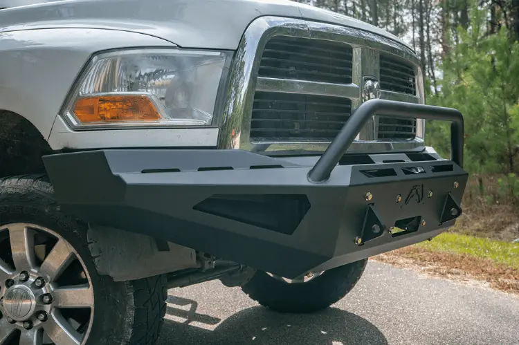 Fab Fours Red Steel Dr10-Rs2962-1 Dodge Ram 4500/5500 2010-2018 Front Bumper Winch Ready Pre-Runner Guard 2
