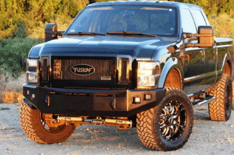 Fusion 0810Fordfb Ford F250/F350 Superduty 2008-2010 Front Bumper Raw Finish 1
