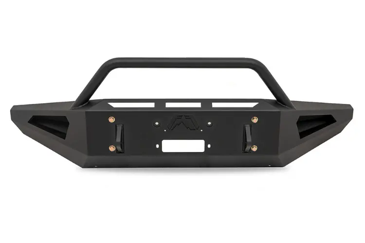 Fab Fours Red Steel Fs17-Rs4162-1 Ford F450/F550 Superduty 2017-2022 Front Bumper Winch Ready Pre-Runner Guard 2