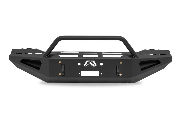 Fab Fours Red Steel Dr03-Rs1062-1 Dodge Ram 4500/5500 2003-2005 Front Bumper Winch Ready Pre-Runner Guard 2