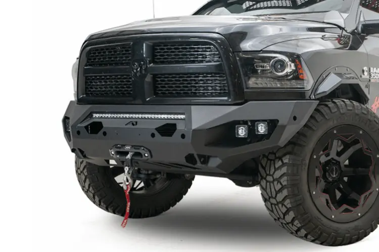 Fab Fours Dr19-X4451-1 Dodge Ram 2500/3500 2019-2024 Matrix Front Bumper Winch Ready No Guard 1
