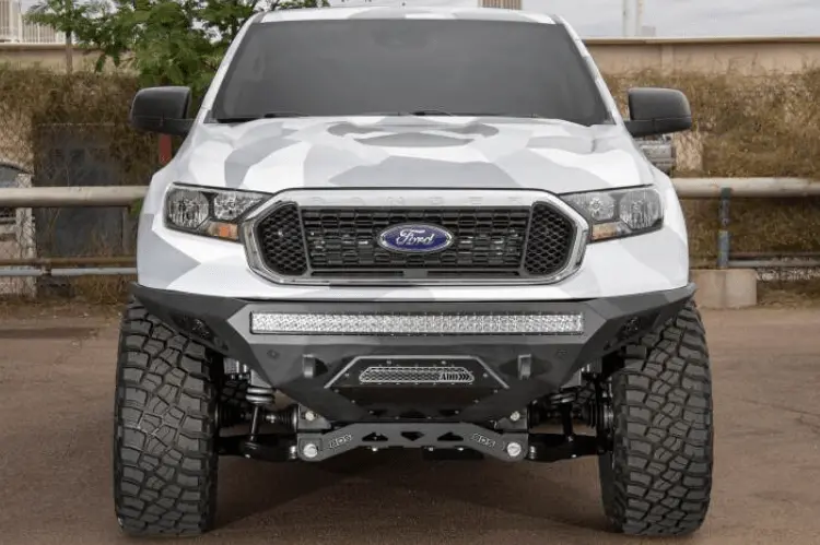 Add F221403030103 Ford Ranger 2019-2022 Stealth Fighter Front Bumper With Sensor Cutouts 2