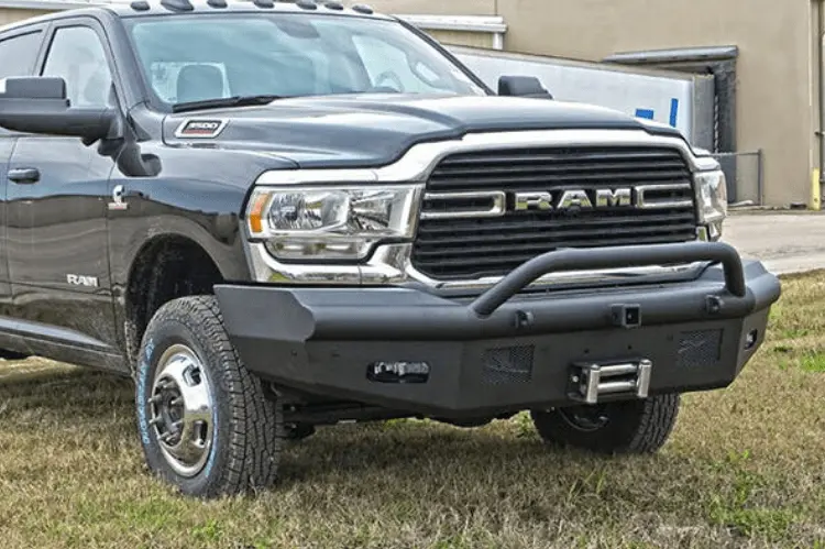 Steelcraft Dodge Ram 2500/3500 2019-2024 Hd Bullnose Front Bumper Winch Ready With Hoop 55-12280 1
