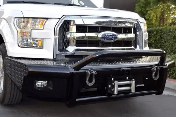 Steelcraft Ford F150 2018-2020 Hd Bullnose Front Bumper Winch Ready With Hoop 55-11420 1