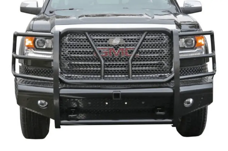 Steelcraft Gmc Sierra 2500/3500 2015-2019 Hd Replacement Front Bumper With Grille Guard Hitch Receiver Hd10460r 1