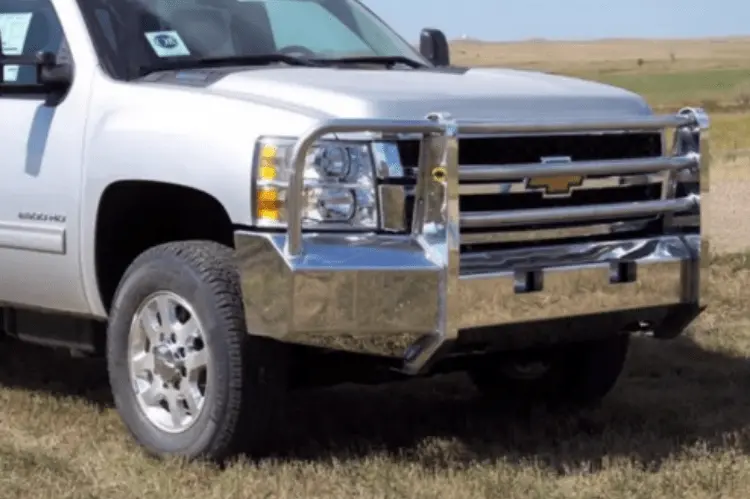 Truck Defender Aluminum Front Bumper Gmc Sierra 2500/3500 2003-2006 Standard Polished 2G-0306 1
