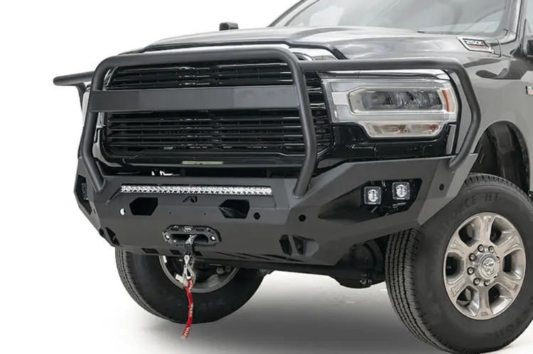 Fab Fours Dr19-X4450-1 Dodge Ram 2500/3500 2019-2024 Matrix Front Bumper Winch Ready Full Guard 1