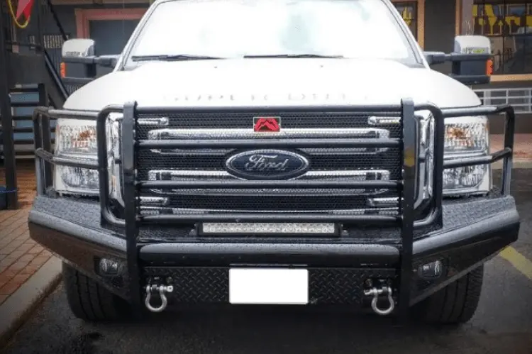 Fab Fours Black Steel Front Bumper 2011-2016 Ford Superduty F250-F350 Fs11-S2560-1 1