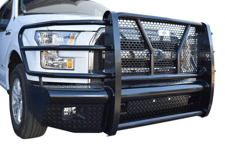 Steelcraft Hd11410rcc Ford F150 2015-2017 Hd Front Bumper Supports Front Emblem Camera & Adaptive Cruise Control 1
