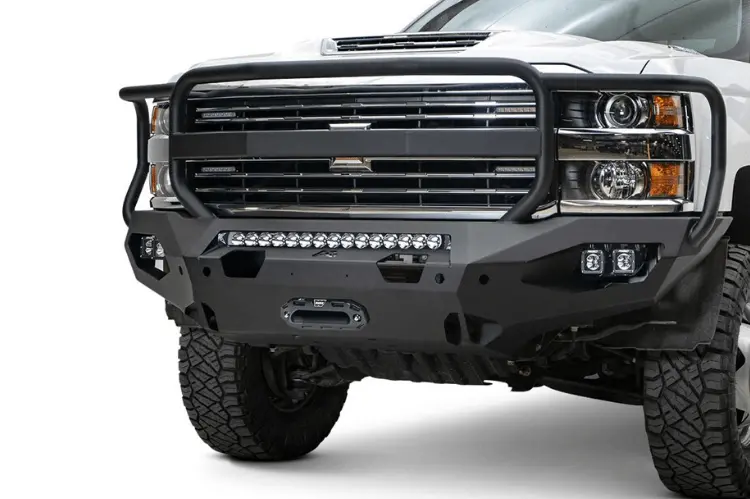 Fab Fours Ch15-X2750-1 Chevy Silverado 2500/3500 Hd 2015-2019 Matrix Front Bumper Winch Ready Full Guard 1