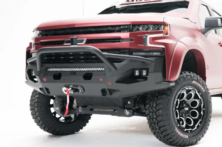 Fab Fours Ch15-X2752-1 Chevy Silverado 2500/3500 Hd 2015-2019 Matrix Front Bumper Winch Ready Pre-Runner Guard 1