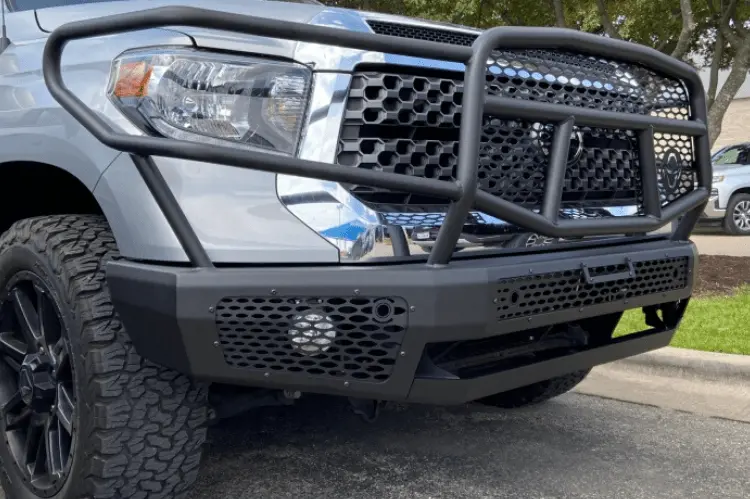 Ranch Hand Mft14hbm1 2014-2021 Toyota Tundra Midnight Series Front Bumper With Grille Guard 1