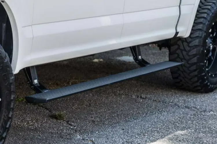 Amp Research 75104-01A Ford F250/F350/450 Superduty 2004-2007 Powerstep™ Running Board Includes Oem Style Illumination 1