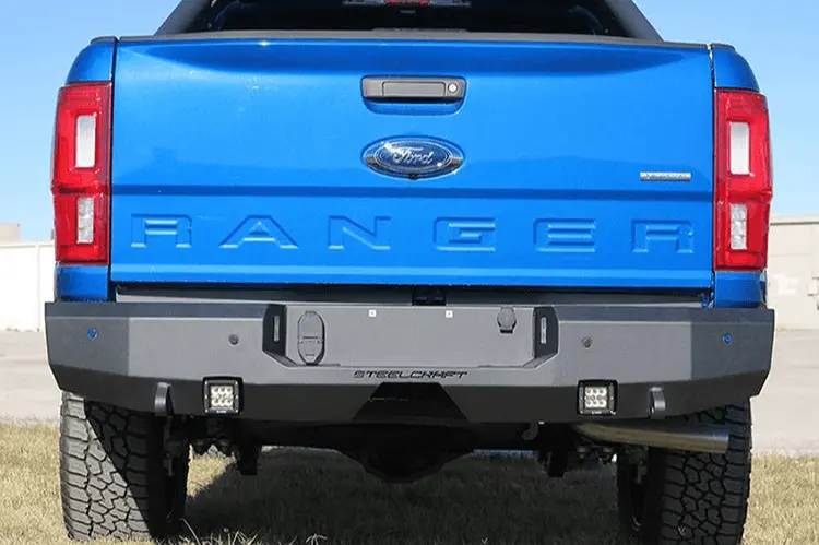 Steelcraft Ford Ranger 2019-2023 Fortis Rear Bumper 76-21340 Fine Textured Black 1