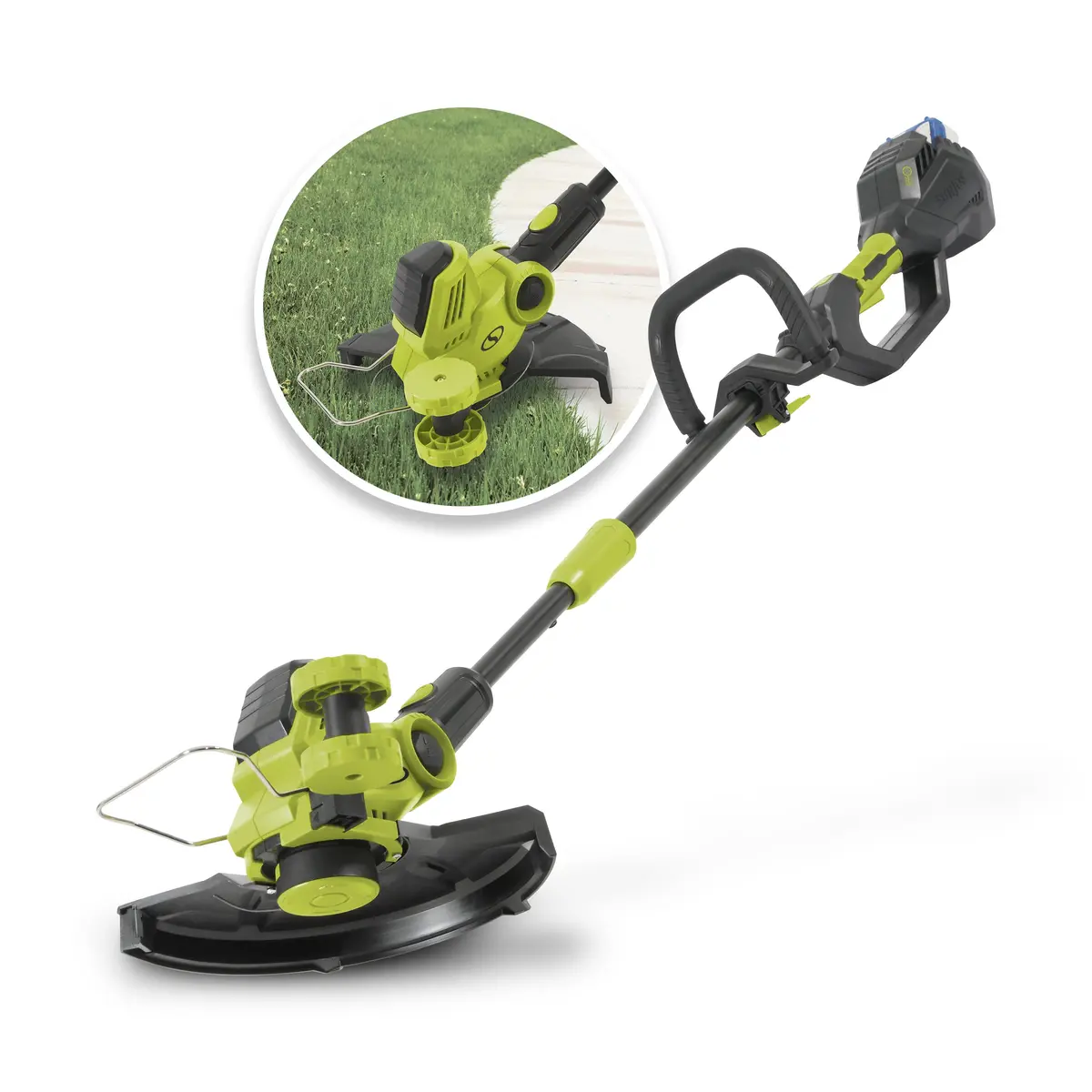 Sun Joe 24V-St14 24-Volt* Ionmax Cordless String Trimmer Kit  | 12-Inch | Multi-Angle Head | W/ 4.0-Ah Battery + Charger 1