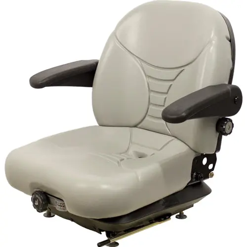 Tractor Seat For Skid Steer, Mowers, Cranes, Rollers, Excavators W/ Suspension 2